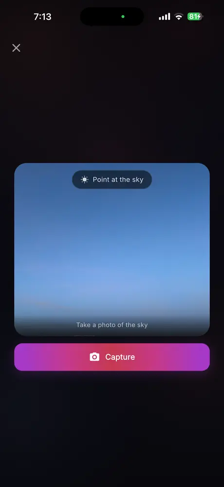 Captain Wake — Point at the sky mission