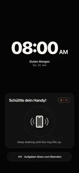 Handy schütteln