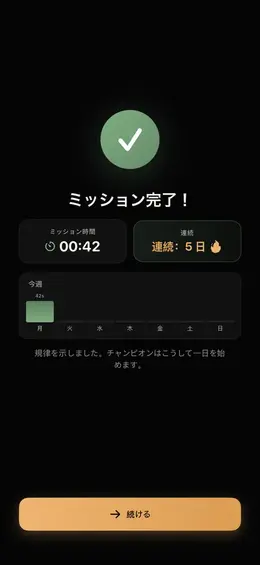 毎朝を記録